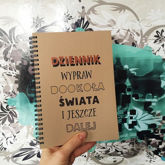 notatniki i albumy Dziennik wypraw dookoła świata i jeszcze .., notes