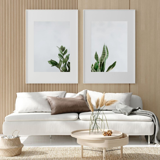 plakaty DWA PLAKATY galeria botaniczne rośliny