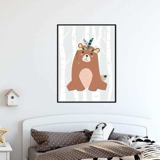 Plakat dla dzieci Miś 7L3 TamTamTu