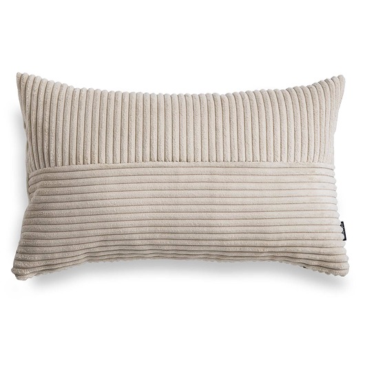 poduszki plecione Cord Slim kremowa poduszka dekoracyjna 50x30