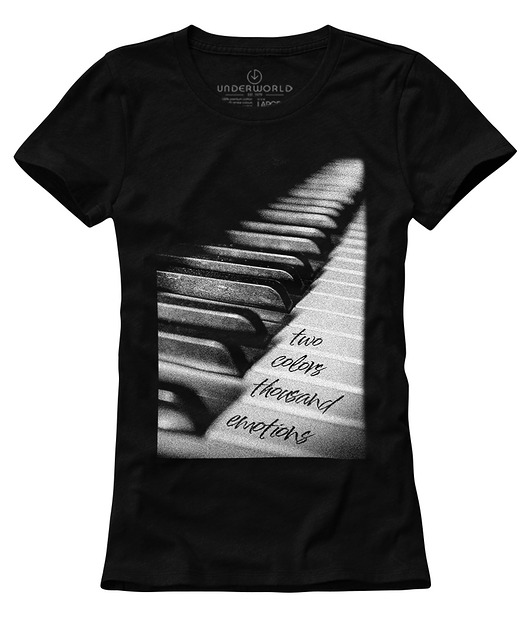 t-shirt damskie T-shirt damski UNDERWORLD Piano