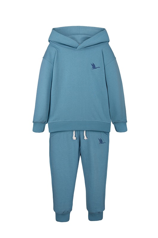 bluzy dla chłopców Dres Hoodie niebieski