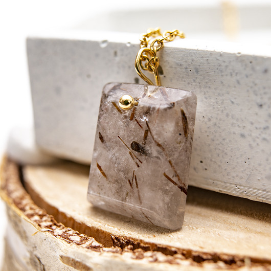 złote naszyjniki Eulalia - Amulet Uwięzionego Czasu - Unikat