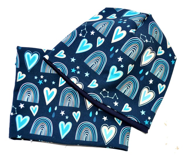 czapki dziecięce Komplet _ czapka BEANIE i chustka lub komin _ SERCA