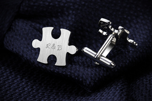 Personalizowane spinki do mankietów PUZZLE FeinFein