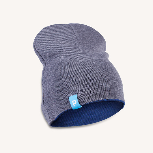 Czapka dwustronna z wełny merino basic paterns family