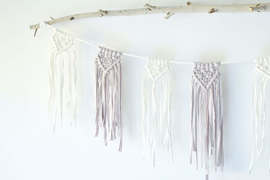 karuzele i girlandy do łóżeczka Girlanda do dziewczęcego pokoju boho styl