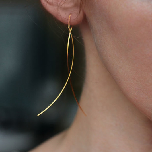 kolczyki pozłacane Kolczyki pozłacane Igiełki