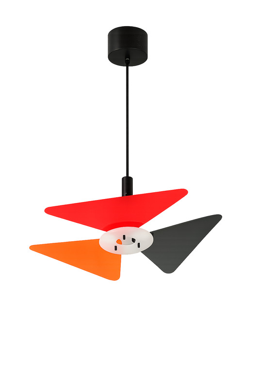 lampy wiszące Kolorowa lampa wisząca postmodernistyczna, lata 90.