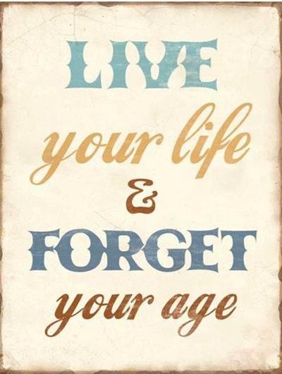 Szyld Live your life MIA home