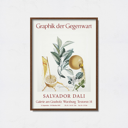 Salvador Dali plakat do wystawy Pas De LArt