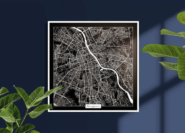 plakaty Plakat Miasto - Warszawa