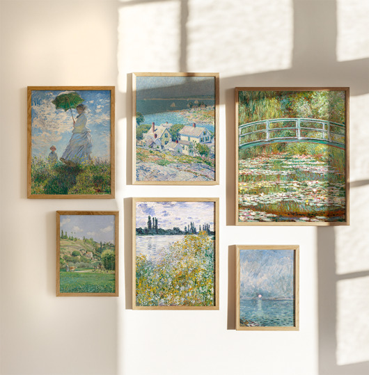 plakaty Zestaw Plakatów Vintage Monet II A4 A3