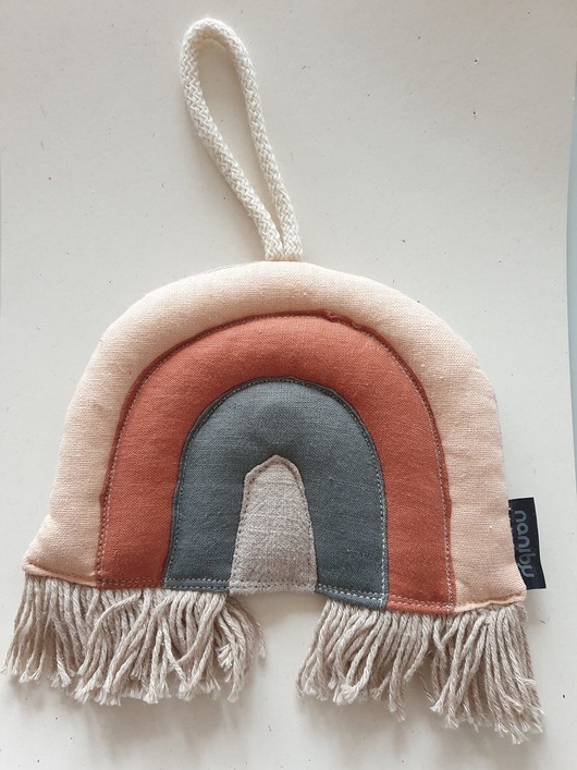 pokój dziecka - różne Tęcza zawieszka dekoracja,brzoskwinia, rudy, szary