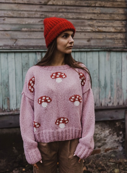 swetry damskie  Mushroom sweter