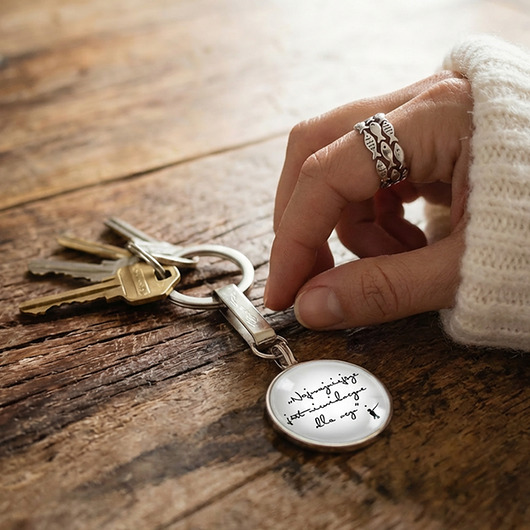 breloki Mały Książę,  stalowy brelok + box