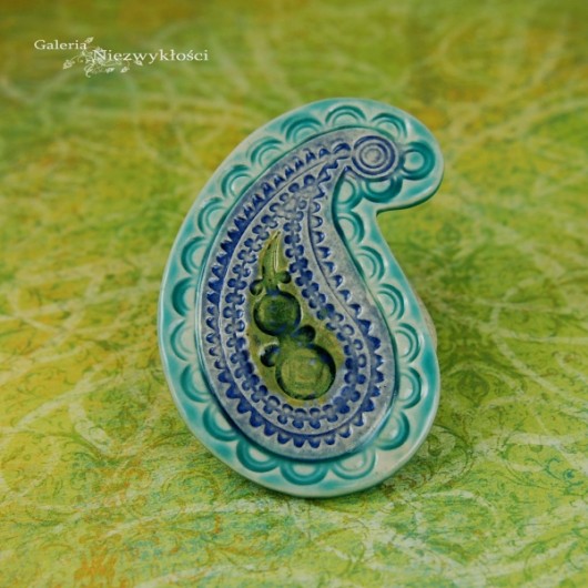 Orient w niebieskościach-paisley Dorca