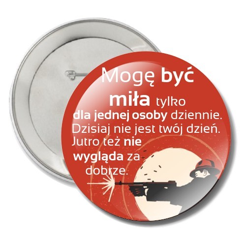 Przypinka Ha! Modny Design