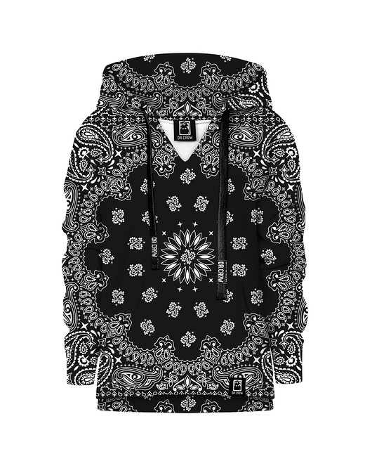 bluzy dla chłopców Bluza Chłopiec DR.CROW Bandana Black