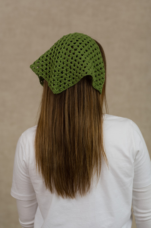 do włosów różne Chustka na głowę zielona