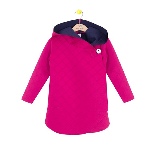 Bluza One Button Pink/Navy Blue KIDS Colorshake