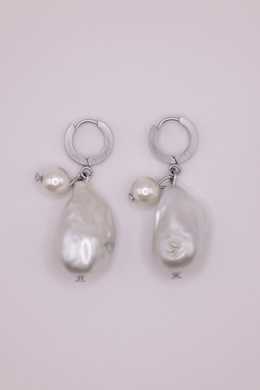 kolczyki - inne ROMEO kolczyki perły baroque srebrne