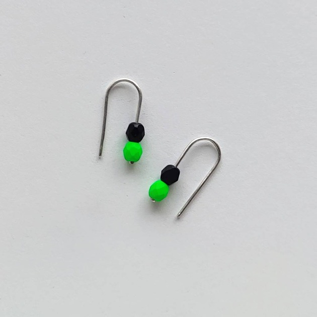 kolczyki z kamieniami Kolczyki OKRĄG