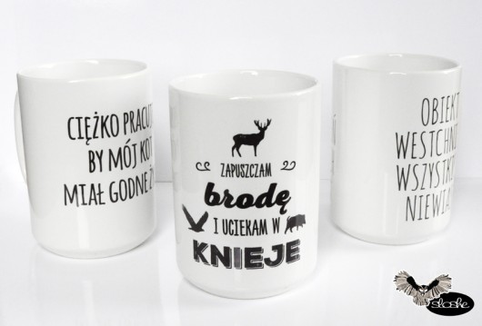 Zapuszczam brodę i uciekam w knieje, kubek Sowia Aleja