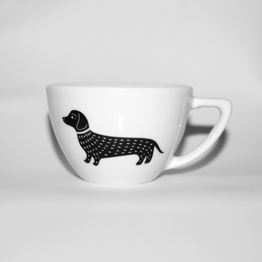 filiżanki Filiżanka z jamniczkiem