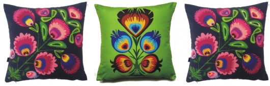 Trzy poduszki folk /zamówienie Gaul Designs