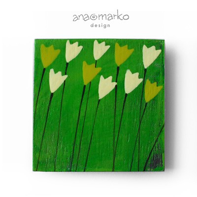 ::magnes - zielone tulipanki anamarko