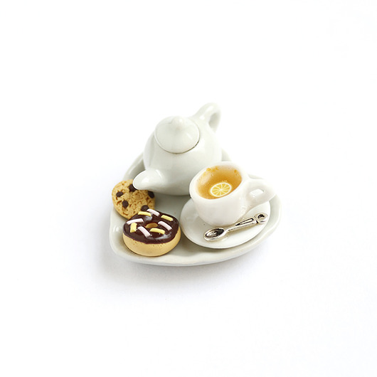 TeaTime magnes z imbrykiem Lemon Lovely