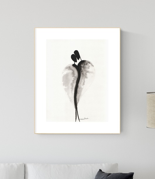 grafika 30X40 cm wykonana ręcznie MiniMalArt
