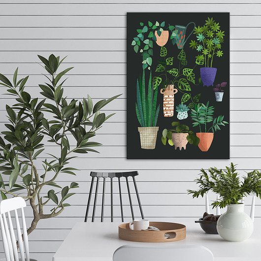 obrazy Obraz na płótnie -  70x100 ROŚLINKI