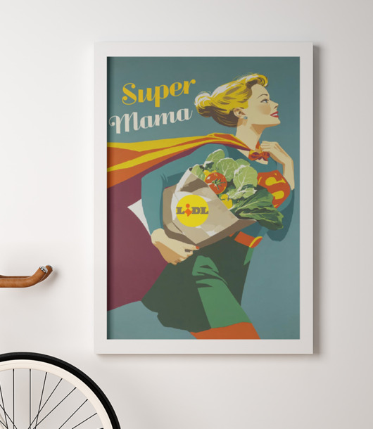 plakaty Plakat  super mama