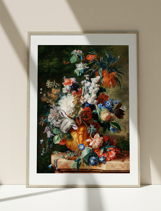 plakaty Plakat Vintage Obraz Grafika Flowers