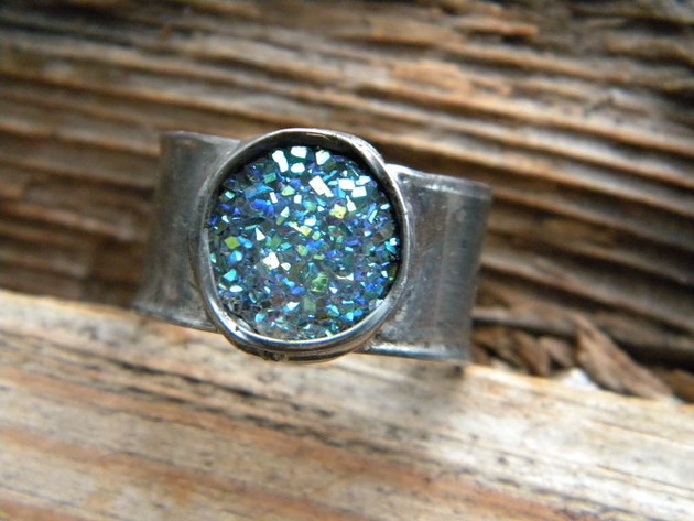 Roman Ancient Ring ;)  drobne kryształeczki  Beata Trotter