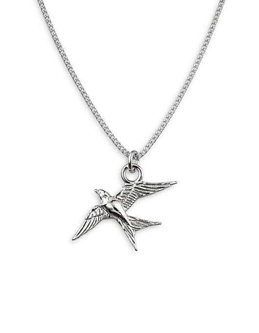 srebrne naszyjniki JASKÓŁKA- naszyjnik srebro