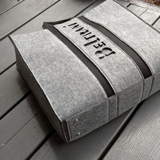 torby XXL Torba Filcowa XXL z Organizerem - szara