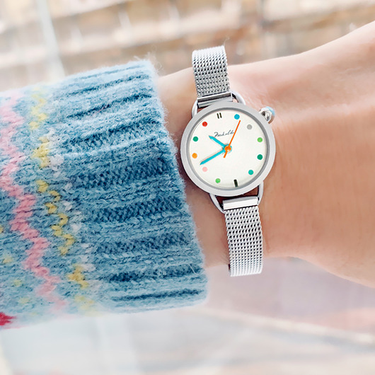 zegarki damskie Prezent - Zegarek -multi Dots - stalowy pasek + Gratis pud