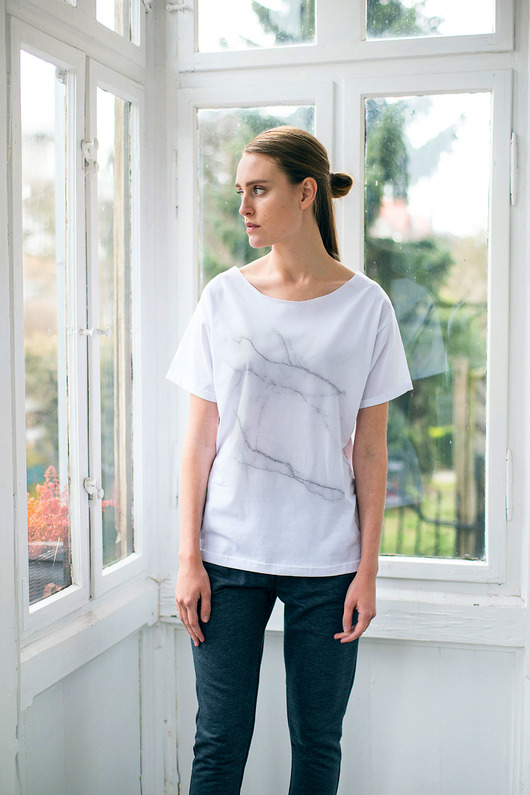 WHITE MARBLE Oversize t-shirt GAU great as You