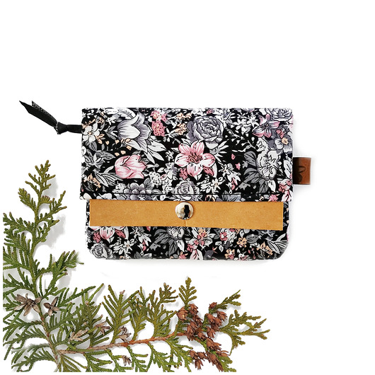 Portfel Boho Mini - BOTANIKA CZARNY Bohothica