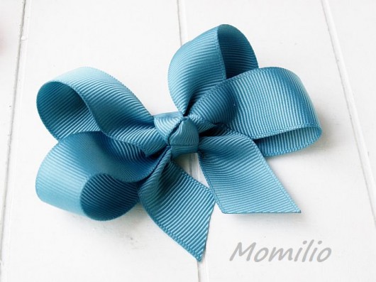 Momilio big bow antique blue Momilio