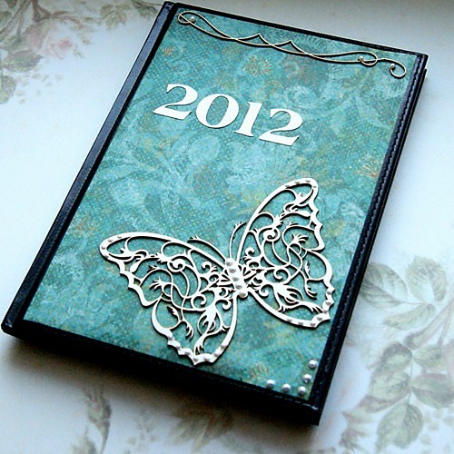 Stylowy Kalendarz na 2012 rok - na prezent Z Papieru Tworzone