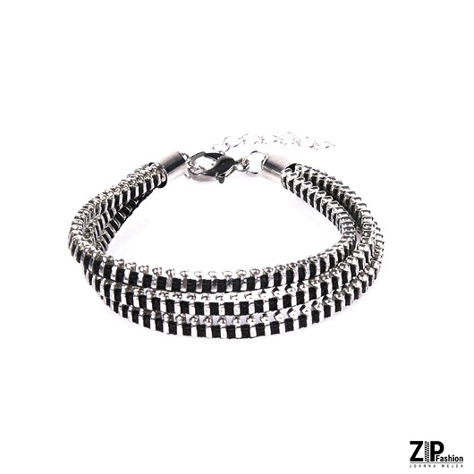 Rockowa delikatna bransoletka ZipFashion