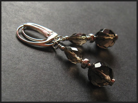 LUXURY- Kwarc Dymny w Srebrze Little Dreamer