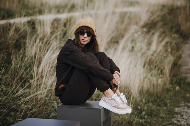 komplety damskie Czekoladowy komplet dresowy Basic Set