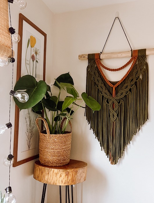 makramy Makrama na ścianę  w stylu boho