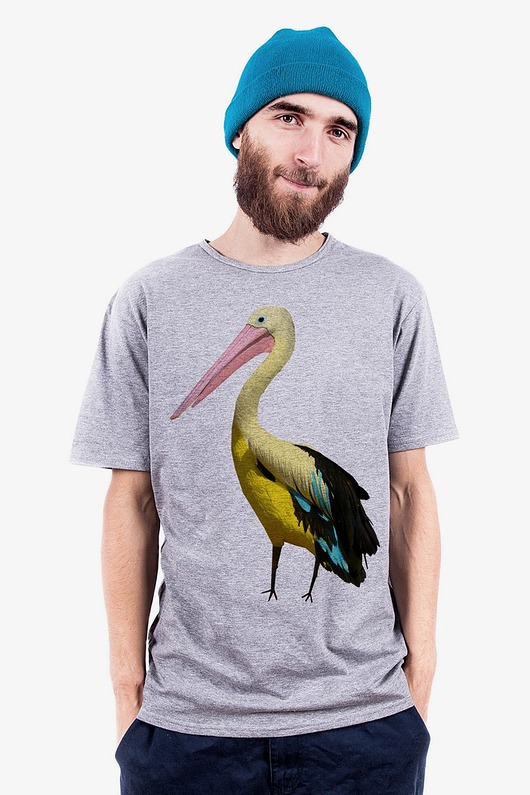 T-shirt męski 'Pelikan' dziendobry