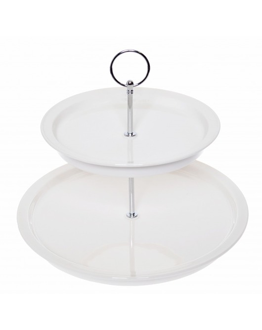 Patera 2-Poziomowa Ecru Prosta MIA home